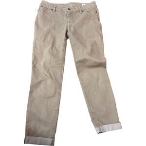 Vince Camuto Two Cuffed  Hem Skinny Jeans Olive  Size 27/4